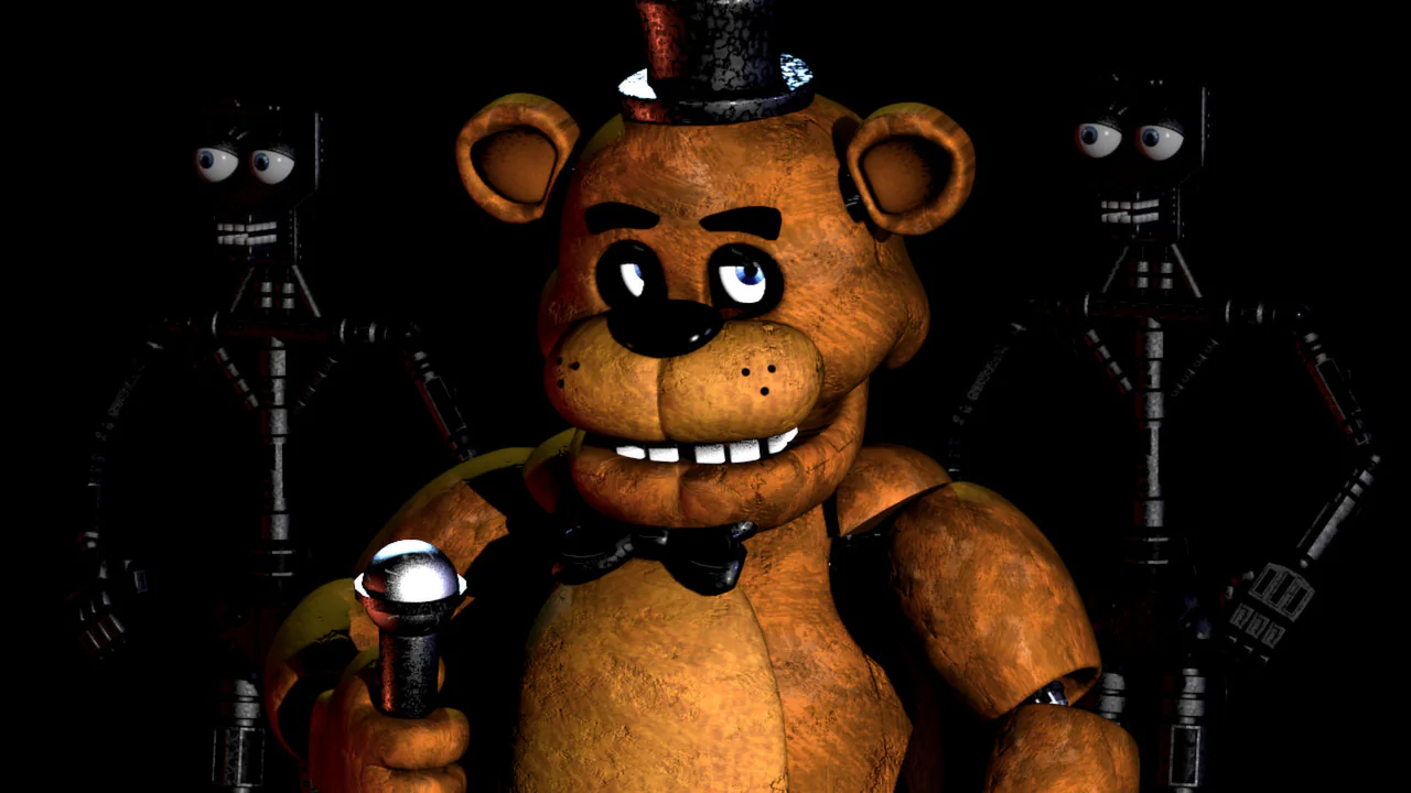 Security camera view in Five Nights at Freddy's